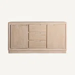 Buffet en MDF marron clair 150 cm — vue principale