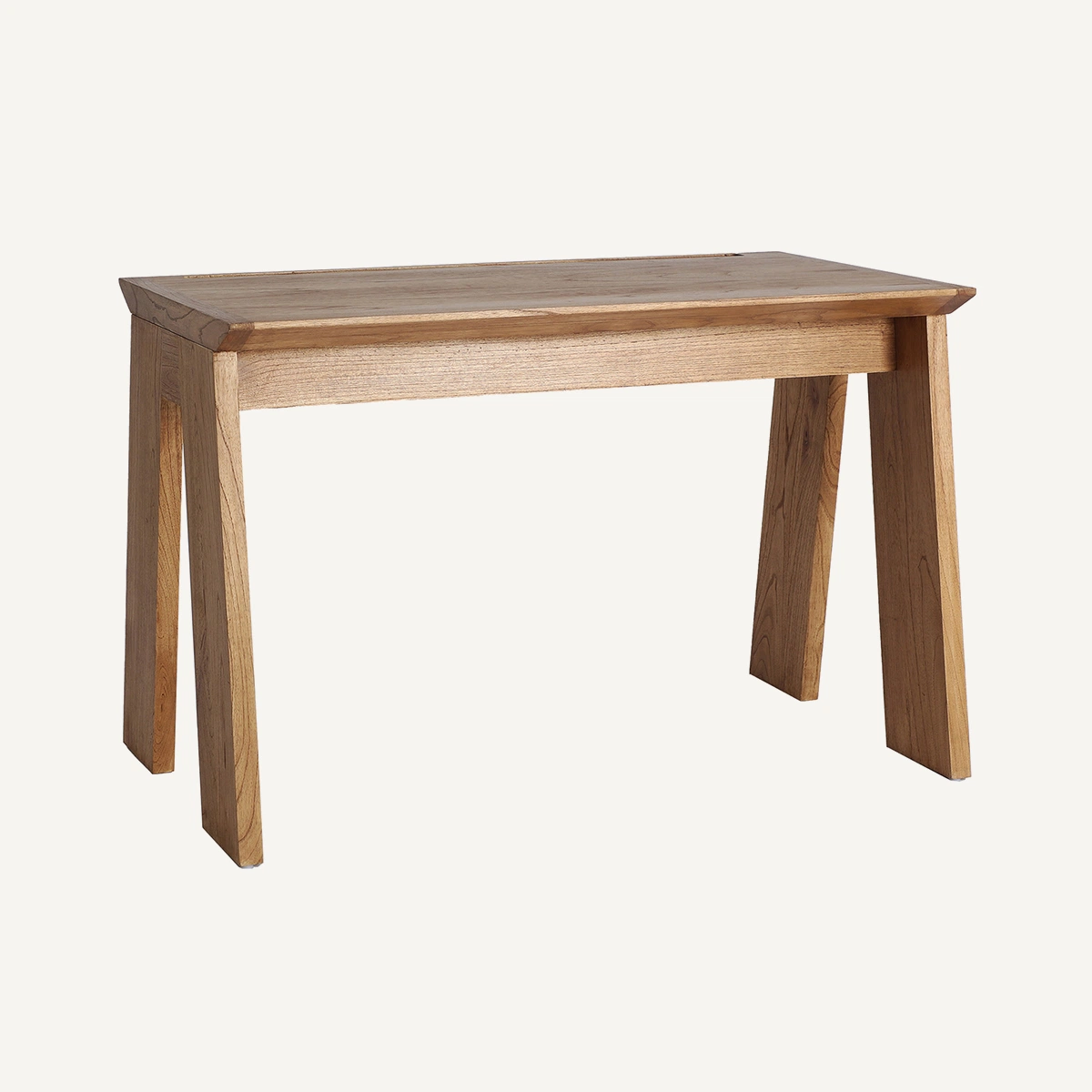 Bureau en bois de mindi marron Alellea 120 cm — vue principale