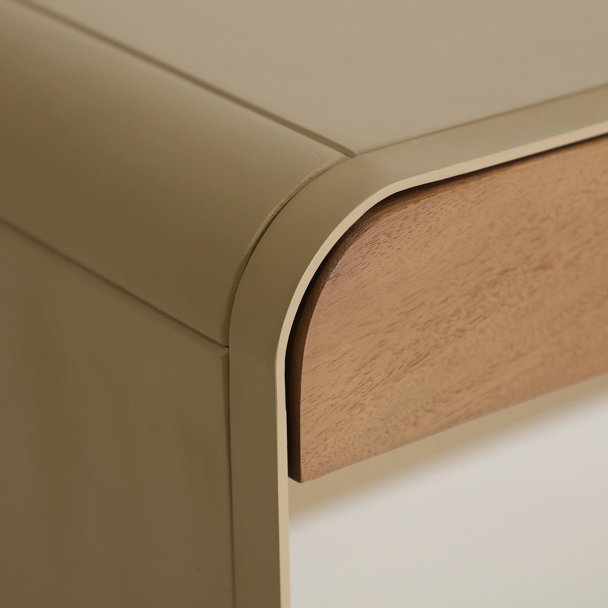 Bureau en MDF taupe et marron clair 120 cm — vue complémentaire 5