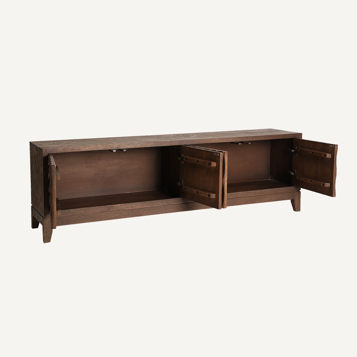 Meuble TV en bois de manguier marron 180 cm — vue complémentaire 2