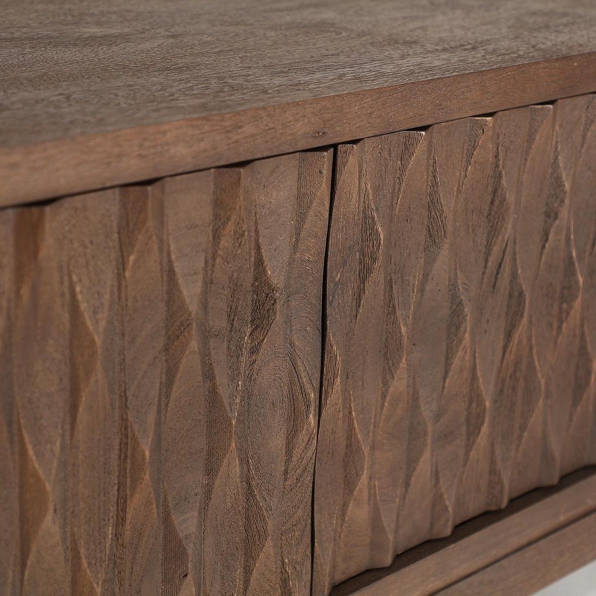 Meuble TV en bois de manguier marron 180 cm — vue complémentaire 3