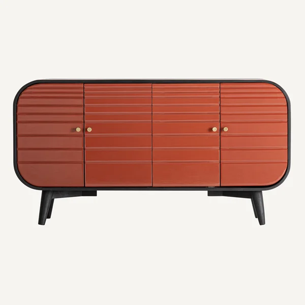 Buffet en bois de manguier noir 152 cm — vue principale