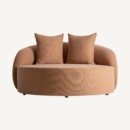 Canapé en polypropylène marron 148 cm — vue principale