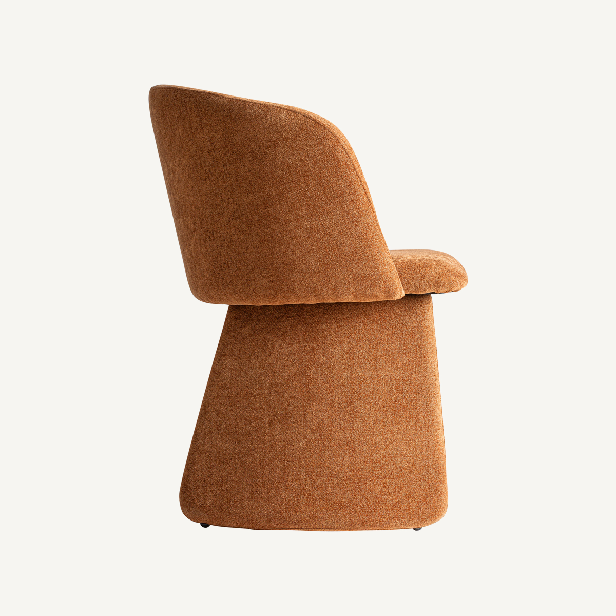 Chaise en lin terracotta 62 cm — vue complémentaire 3