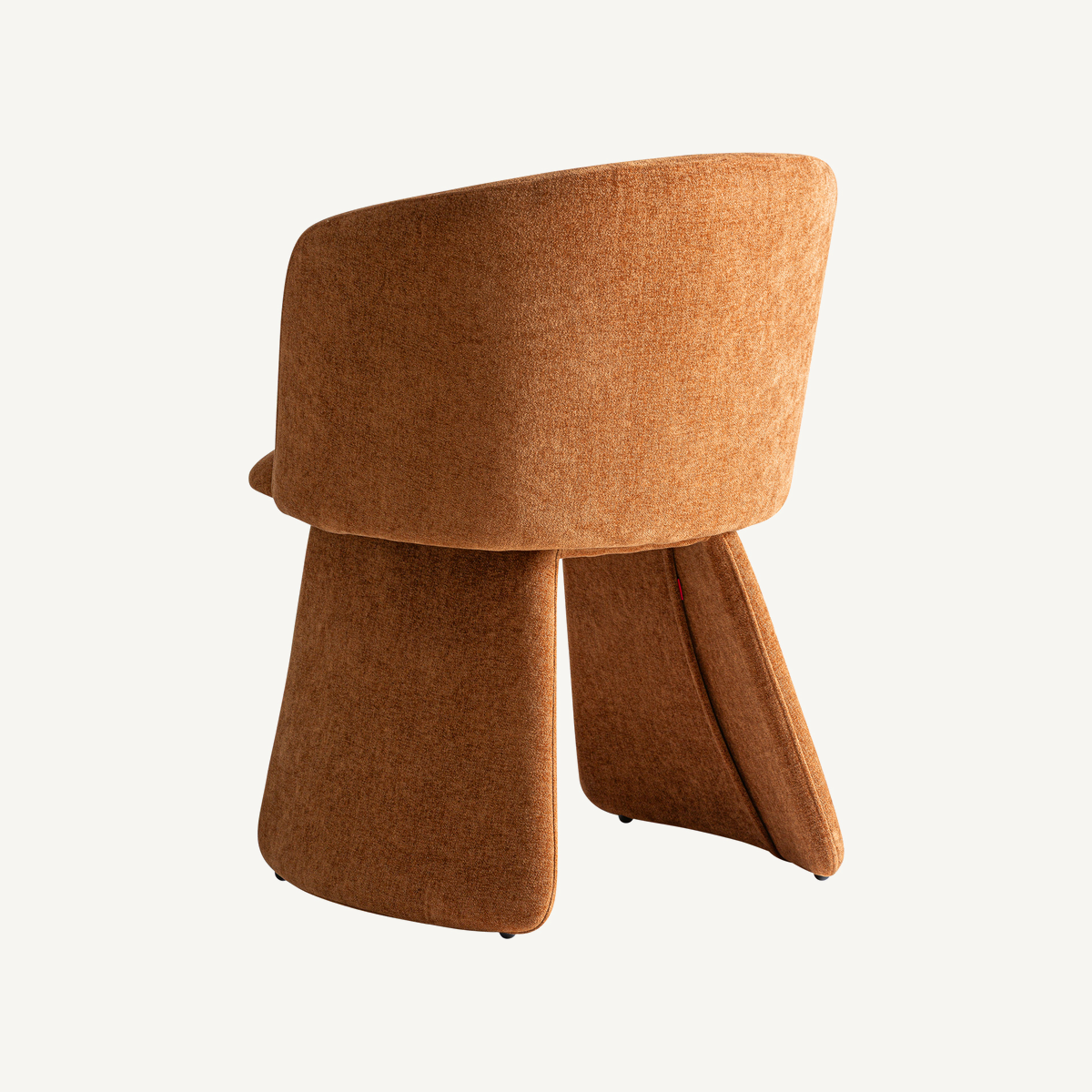 Chaise en lin terracotta 62 cm — vue complémentaire 4
