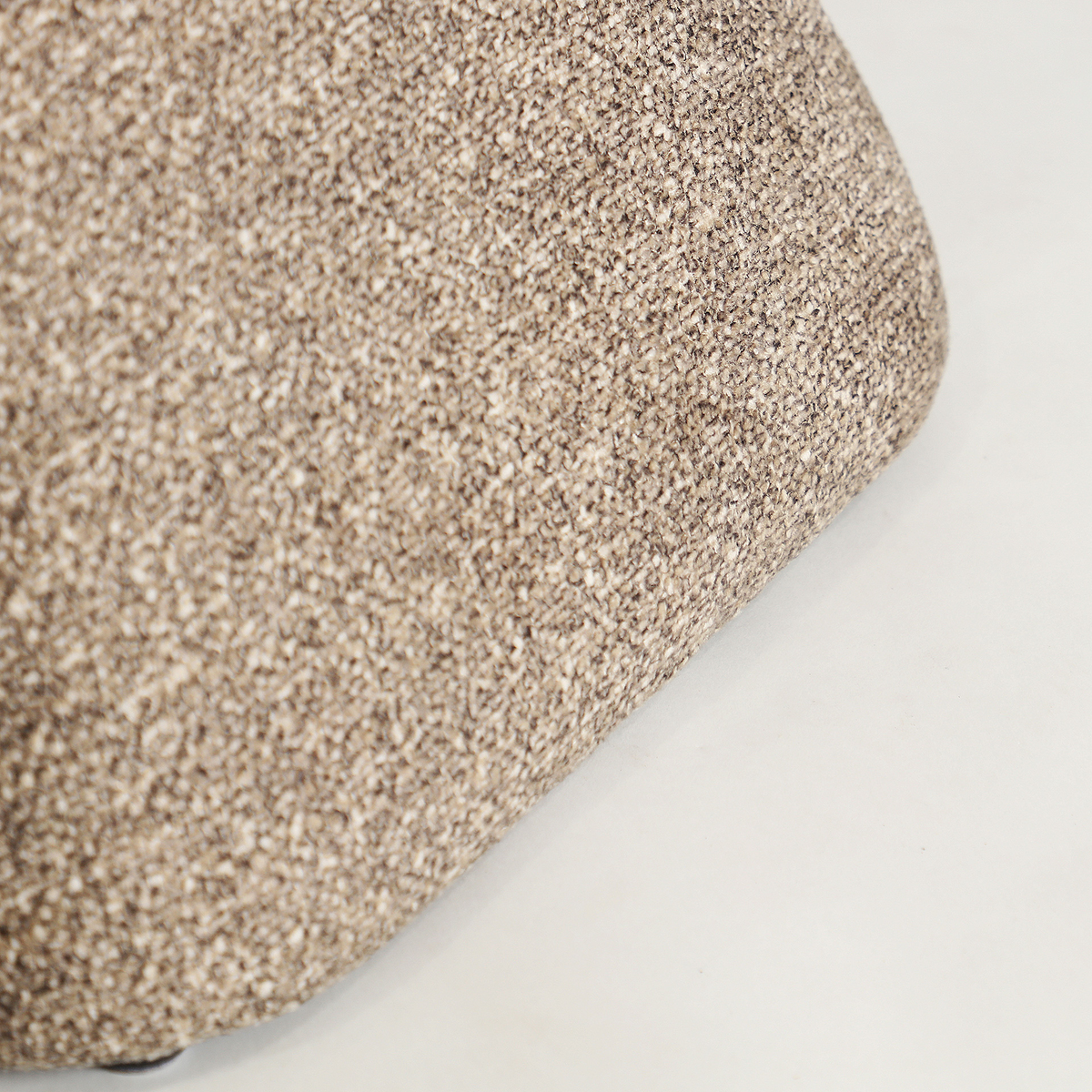 Chaise en tissu polyester taupe 60 cm — vue complémentaire 8