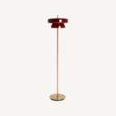 Lampadaire en verre bordeaux 150 cm — vue principale