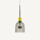 Suspension en verre grise 64 cm — vue principale