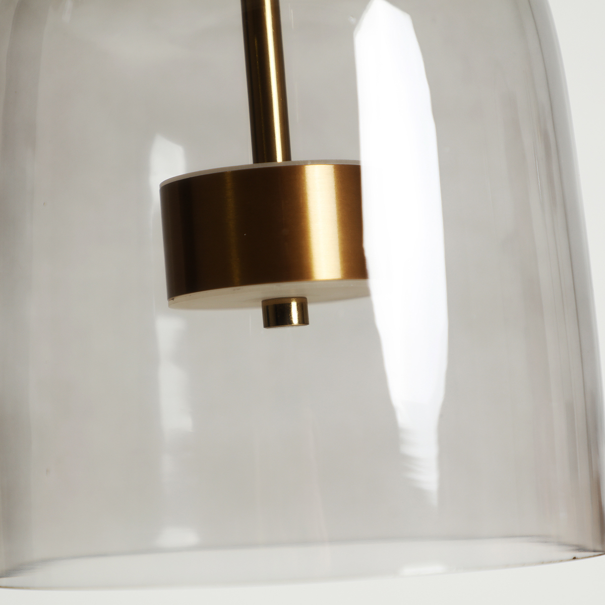 Suspension en verre grise 64 cm — vue complémentaire 3