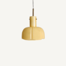 Suspension en verre jaune 36 cm — vue principale