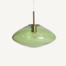 Suspension en verre verte 32 cm — vue principale