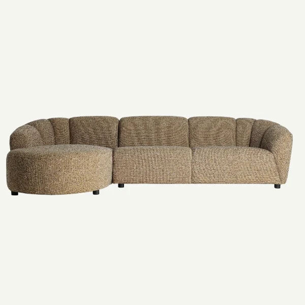 canapé design en tissu rembourré 280 cm