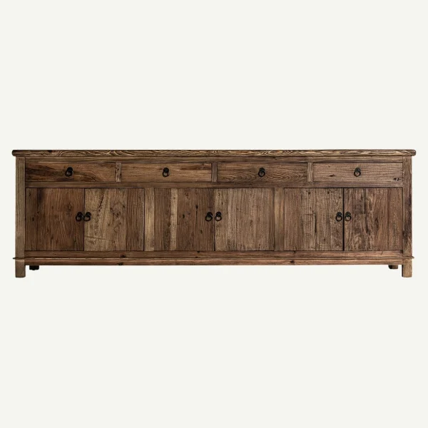 Buffet rustique bois massif 250 cm