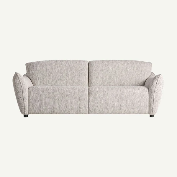 canapé moderne en tissu chenille 2 places