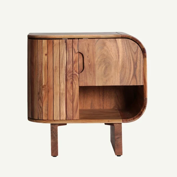 table de nuit en acacia