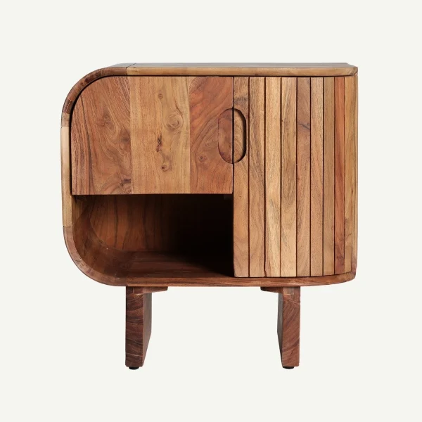 table de nuit en bois massif