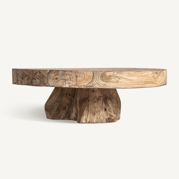 table basse rustique haut de gamme 90 cm