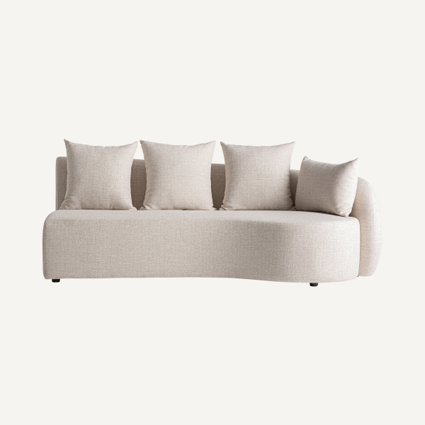 Module de canapé de jardin beige
