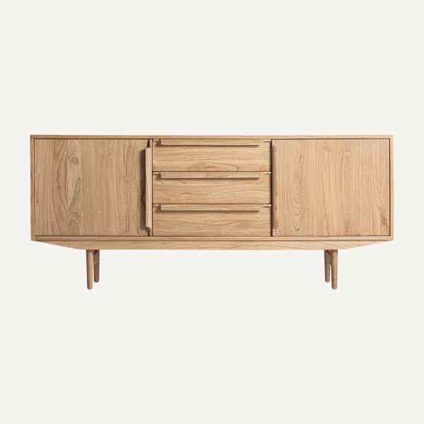 Buffet bois massif de mindi 180 cm