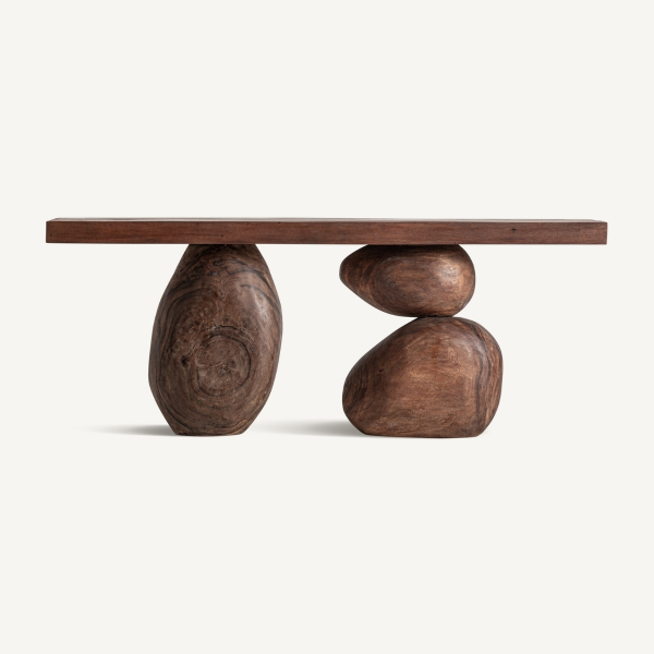 Console en bois massif
