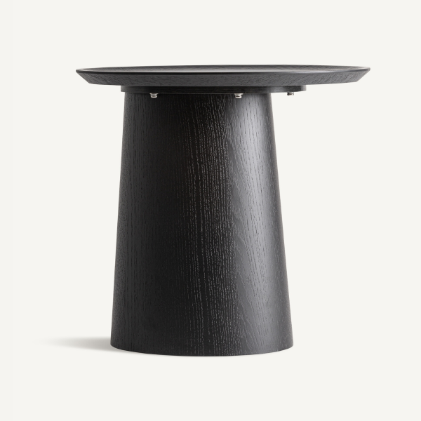 Table d'appoint bout de canapé noir