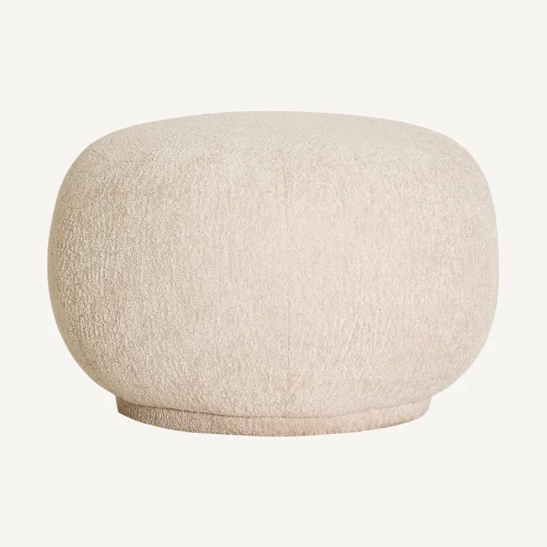 pouf rond moderne rembourré