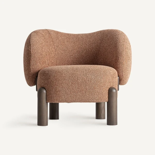 fauteuil moderne haute qualité terracotta