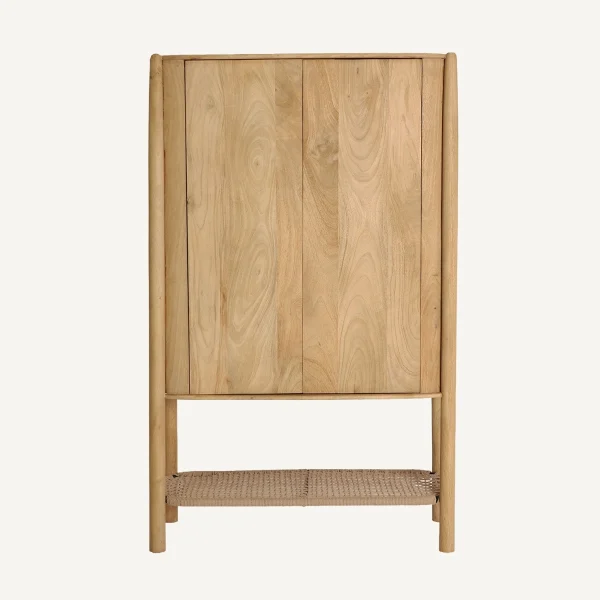 armoire japandi en bois clair