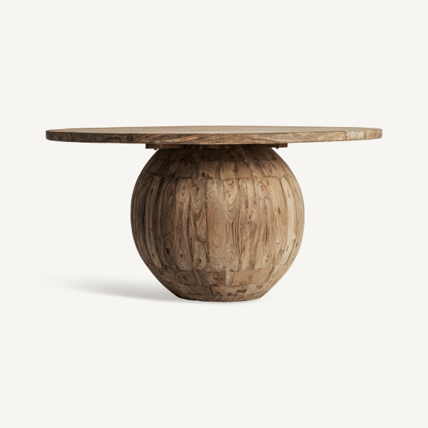Table à manger ronde 150 cm en bois