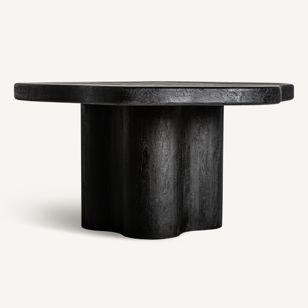Table de repas massive en acacia noir